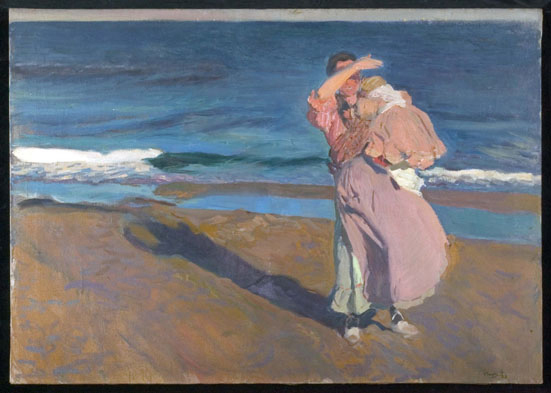 Joaquín Sorolla: "Pescadora valenciana con su hijo" (1908)