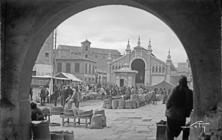 Murcia, el Mercado de Verónicas, 1930