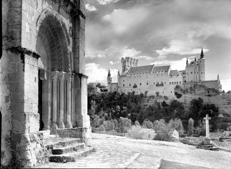 Vista del Alcázar de Segovia