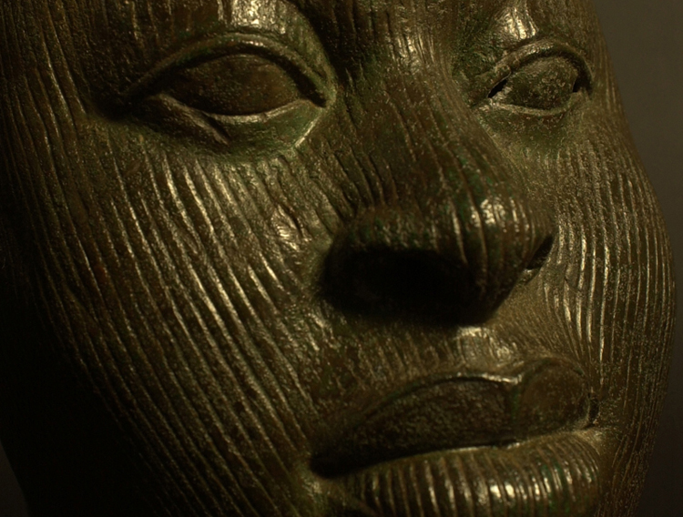 Detalle de escultura de Arte Ife (Nigeria)